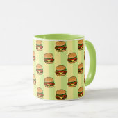 Mug Motif Burger (Devant droit)
