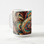 Mug motif cachemire (Devant gauche)
