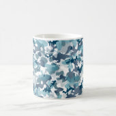 Mug Motif camouflage Camo bleu dans les tons marine (Centre)