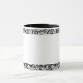 Mug Motif Camouflage urbain - Noir & Gris (Centre)