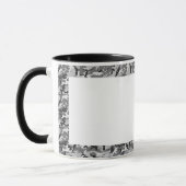 Mug Motif Camouflage urbain - Noir & Gris (Gauche)