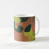 Mug Motif Camouflage vert et Brown (Devant droit)