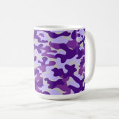Mug Motif camouflage violet  (Devant droit)