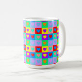 Mug Motif cardiaque (Devant droit)