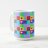 Mug Motif cardiaque (Devant gauche)