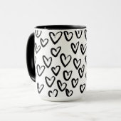 Mug Motif cardiaque de peinture AVC (Devant gauche)