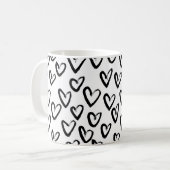 Mug Motif cardiaque de peinture AVC (Devant gauche)