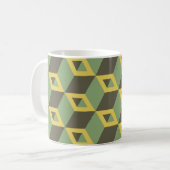 Mug motif Carré d'illusion 3D (Devant gauche)