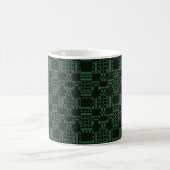 Mug Motif carré texturé vert (Centre)