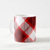 Mug Motif carreaux rouges (Devant gauche)
