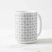 Mug Motif celtique à double spirale (Devant droit)