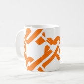 Mug 🟡 Motif Celtique Marigold Jaune Élégant (Devant gauche)