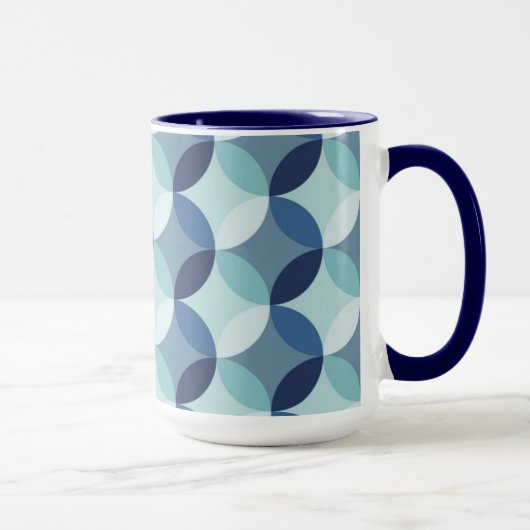 Mug Motif Cercle bleu (Droite)