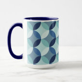 Mug Motif Cercle bleu (Gauche)