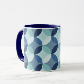 Mug Motif Cercle bleu (Devant gauche)