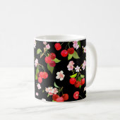 Mug Motif cerise 2 (Devant droit)