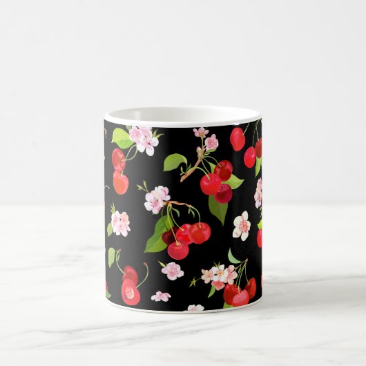 Mug Motif cerise 2 (Centre)
