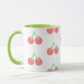 Mug Motif Cerises Roses (Gauche)