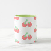 Mug Motif Cerises Roses (Centre)