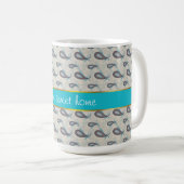 Mug Motif Champagne Paisley (Devant droit)
