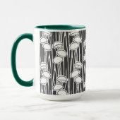 Mug Motif Champignons Et Herbe (Gauche)