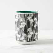 Mug Motif Champignons Et Herbe (Centre)