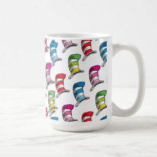 Mug Motif Chapeau Coloré du Chat dans le Chapeau