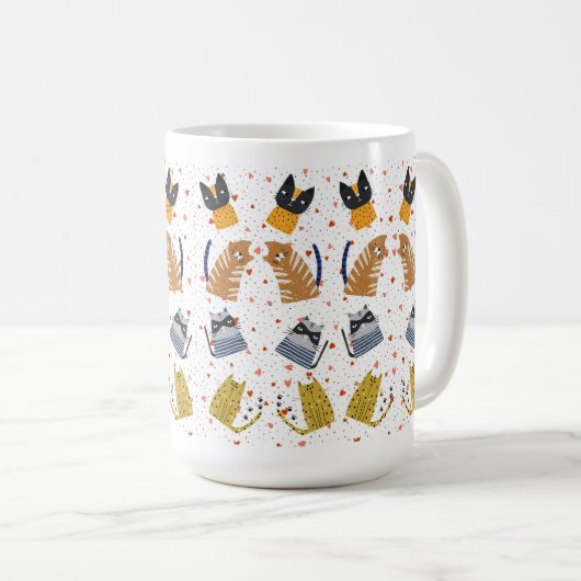 Mug Motif chat mignon n° 3 (Devant droit)