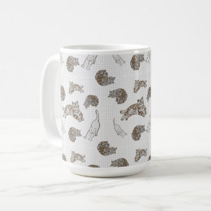 Mug motif chats