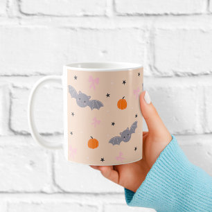 Mug motif chauve-souris Halloween automne mignon