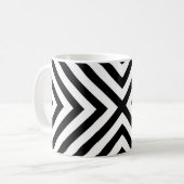 Mug Motif Chevron Abstrait moderne (Devant gauche)
