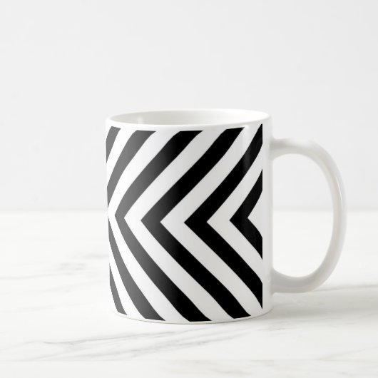 Mug Motif Chevron Abstrait moderne (Droite)