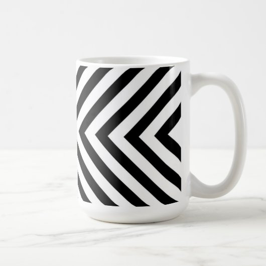 Mug Motif Chevron Abstrait moderne (Droite)