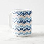 Mug Motif Chevron de l'océan Pacifique (Devant gauche)