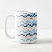 Mug Motif Chevron de l'océan Pacifique (Gauche)