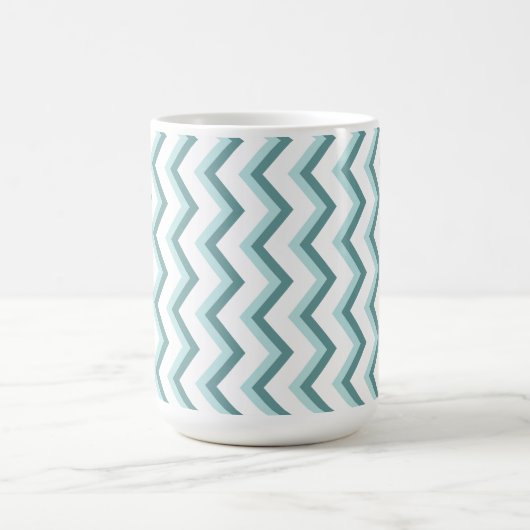 Mug Motif Chevron ZigZag dans Mint Green (Centre)
