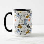 Mug Motif chien mignon Doodle (Gauche)