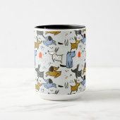 Mug Motif chien mignon Doodle (Centre)