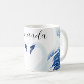 Mug Motif chinois des ailes cygne (Devant droit)