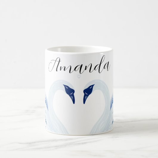 Mug Motif chinois des ailes cygne (Centre)
