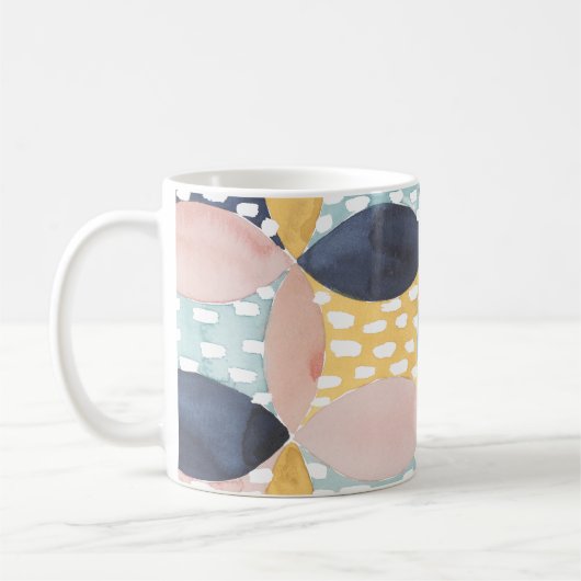 Mug Motif circulaire Abstrait (Gauche)