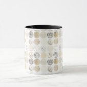 Mug Motif circulaire Abstrait neutre (Centre)