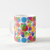 Mug Motif circulaire coloré (Devant gauche)