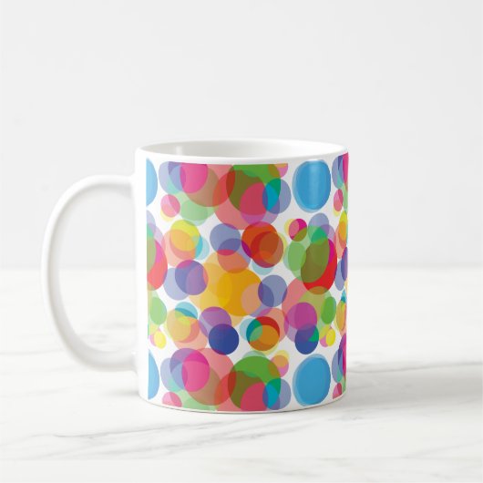 Mug Motif circulaire coloré (Gauche)
