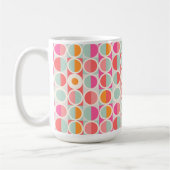 Mug Motif circulaire rose chaud (Gauche)