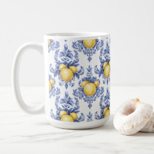 Mug Motif Citron Méditerranéen 