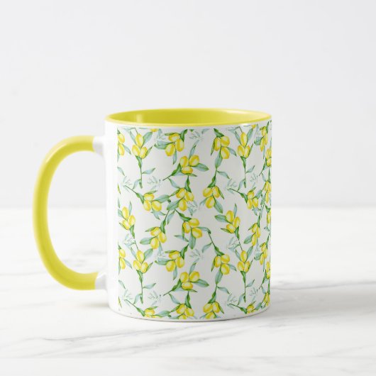 Mug Motif citrons (Gauche)