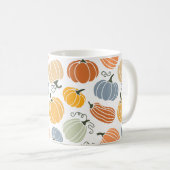 Mug Motif Citrouille d'automne coloré (Devant droit)