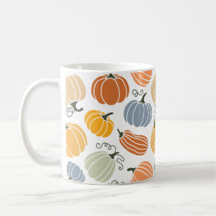 Mug Motif Citrouille d'automne coloré