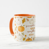 Mug Motif Citrouille mignon | Thanksgiving (Devant gauche)